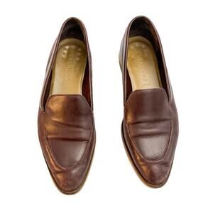 Everlane Dark Brown Leather Penny Loafers